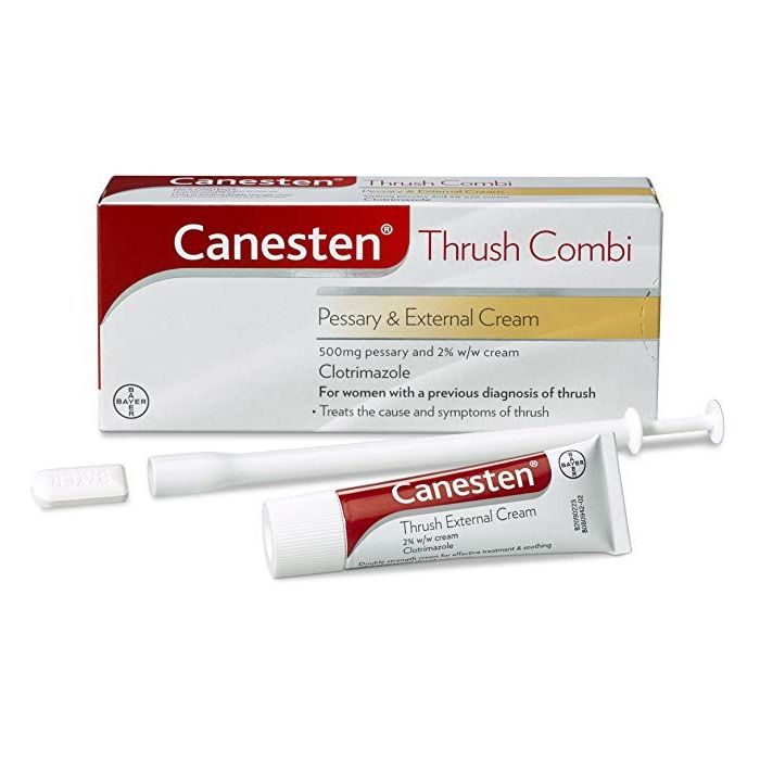 Buy Canesten Thrush Combi Pessary And External Cream Medicine Direct